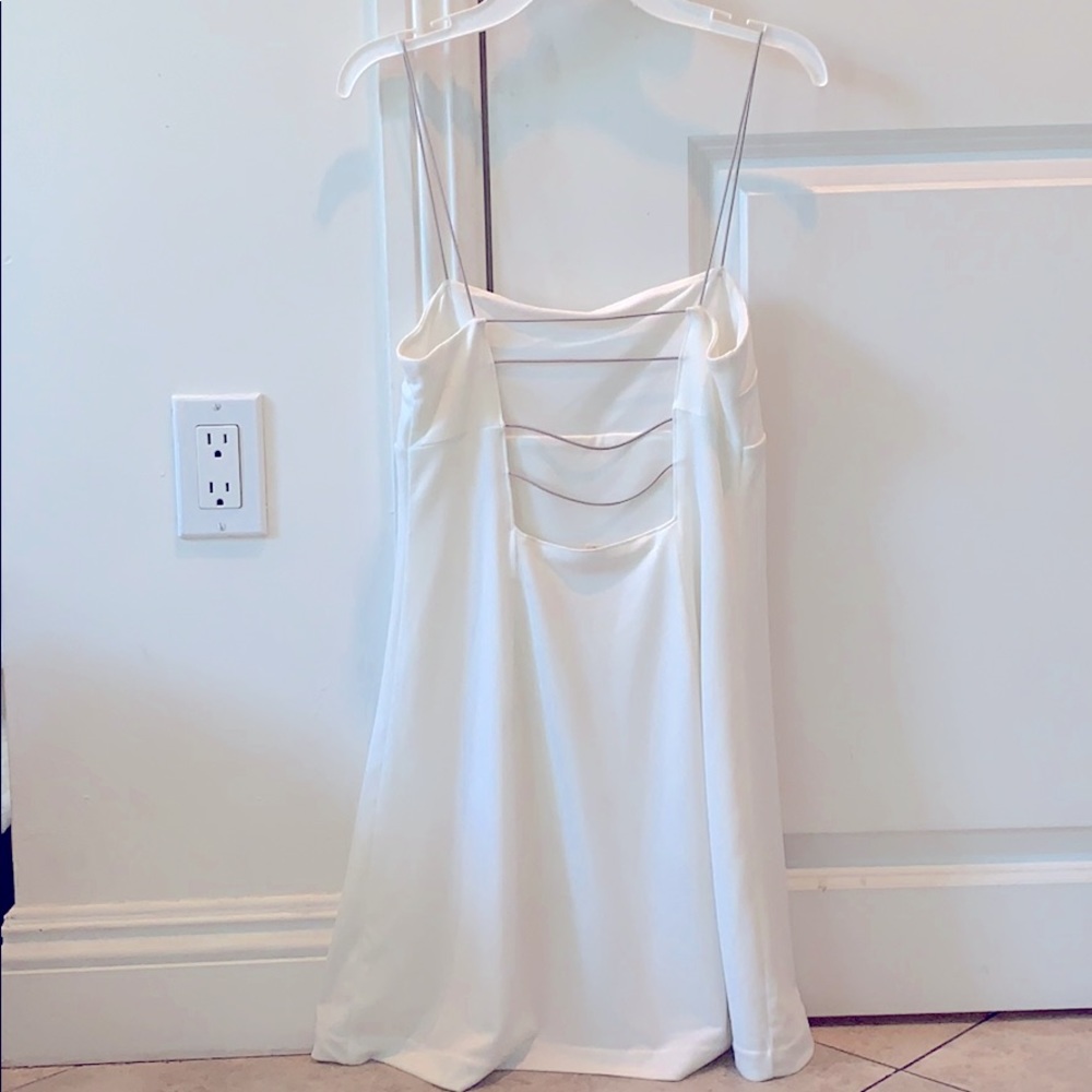 Pretty ladder backed white dress